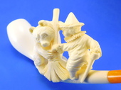 SMS Meerschaums - Private Collection - Bear & Clown by Yanik