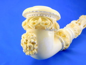 SMS Meerschaums - Private Collection - Calabash Deluxe Decorated by S. Yanik - 01