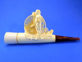 SMS Meerschaums - Private Collection - Cigarette/Charoot  Holder -Cycle by S. Yanik (03)