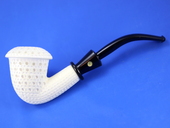 SMS Premium - Half-Bent Ferruled CALABASH - Lattice - 04